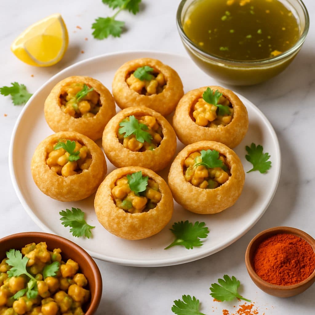 What Is Pani Puri at Vindhya Bhavan, Abu Dhabi