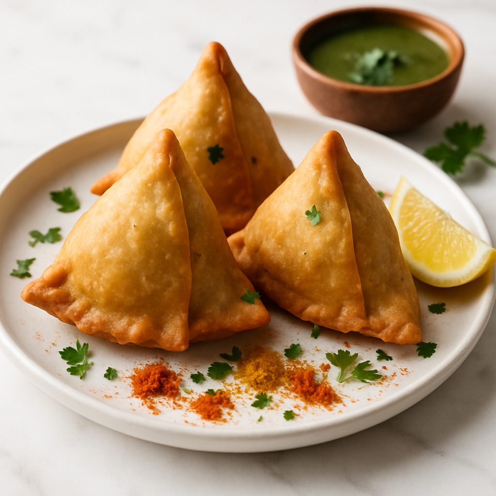 Best Samosa in Abu Dhabi at Vindhya Bhavan
